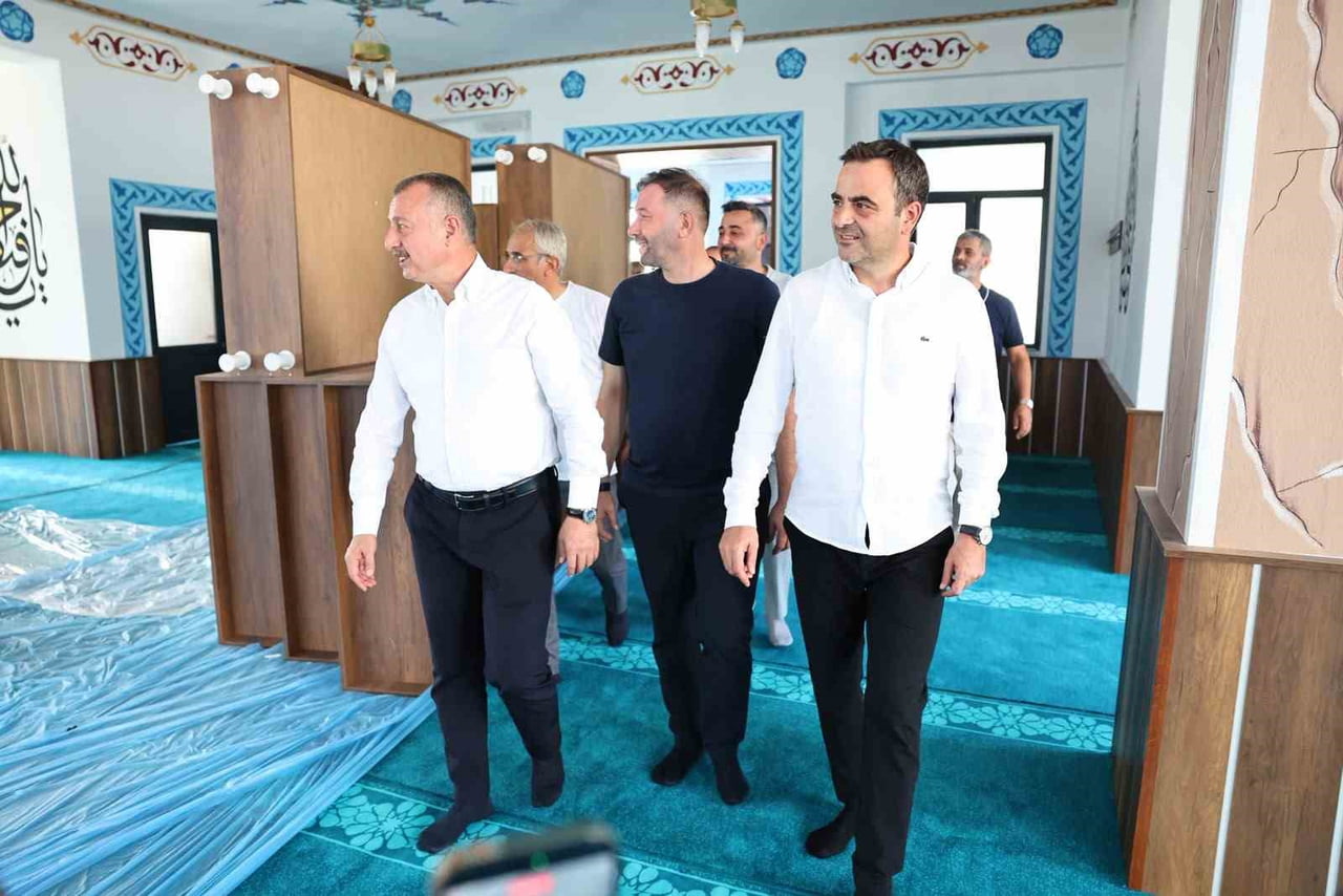BAŞİSKELE’NİN VEZİRÇİFTLİĞİ MAHALLESİ’NDE YAPIMI SON AŞAMAYA GELEN GAZZE ŞEHİTLERİ CAMİİ, KOCAELİ...