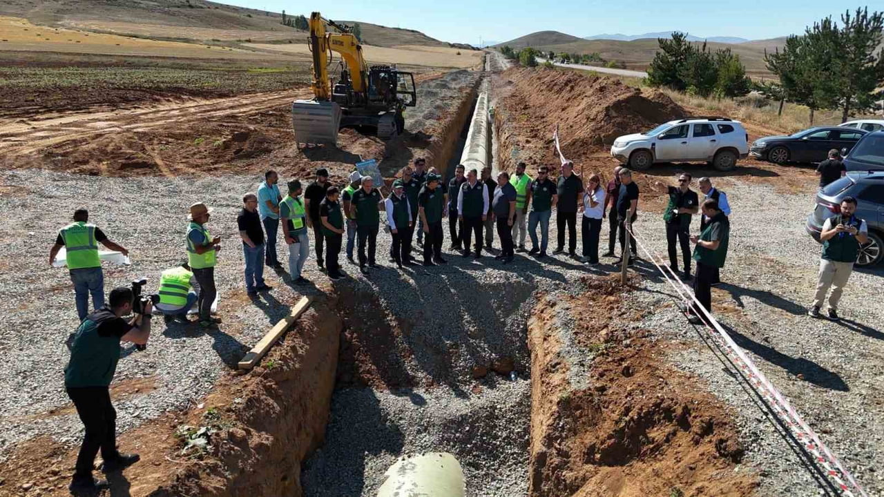BAYBURT KIRKLARTEPE BARAJI SULAMA İNŞAATINDA İNCELEME