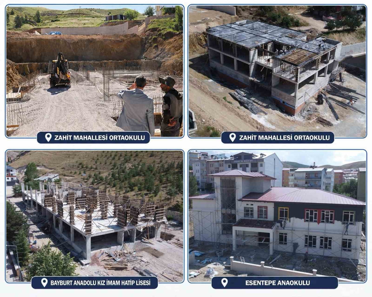 BAYBURT’TA EĞİTİM ALTYAPISININ GÜÇLENDİRİLMESİNE YÖNELİK YATIRIMLAR KAPSAMINDA OKUL İNŞAATLARI VE...