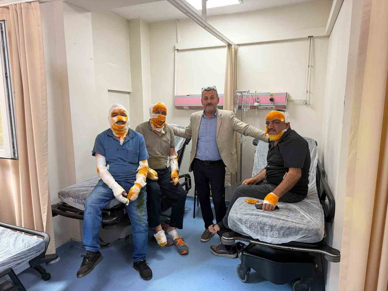 BELEDİYE BAŞKANI CENGİZ KOÇYİĞİT HASTANE ZİYARETİ