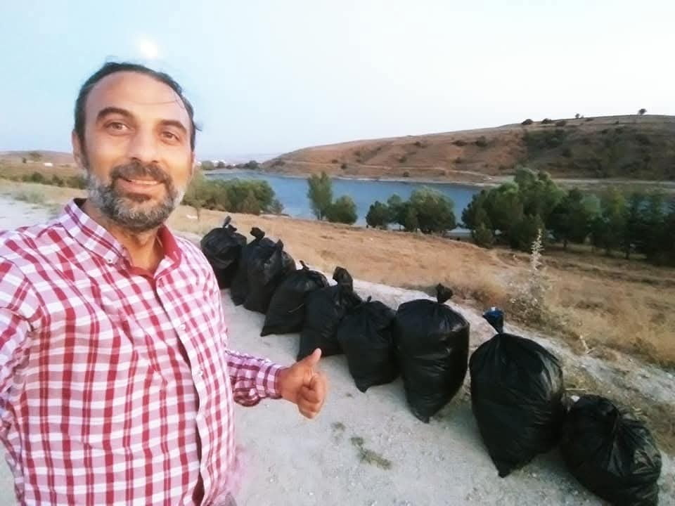 BİLECİK'İN SÖĞÜT İLÇESİNE BAĞLI ZEMZEMİYE KÖYÜ SINIRLARINDA YER ALAN ZEMZEMİYE GÖLET'İ KIYISINDA...