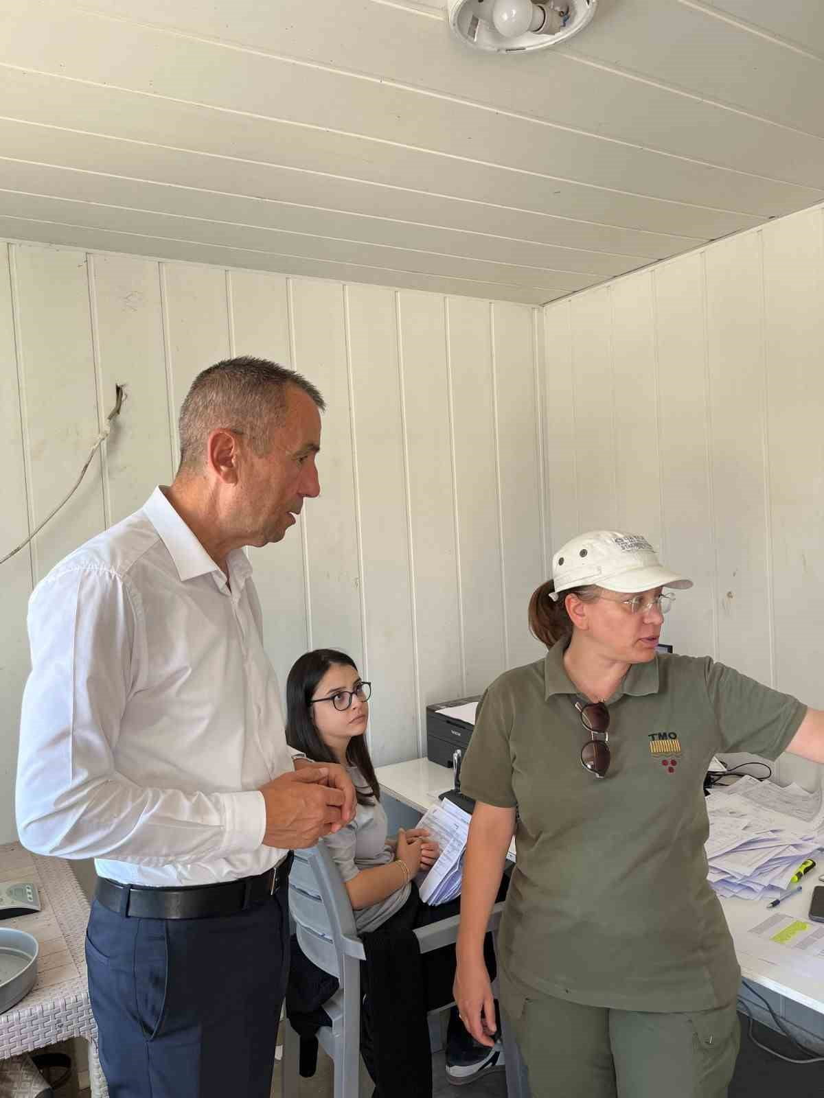 BİLECİK’TE TMO ÜRÜN ALIM NOKTASI İNCELENDİ