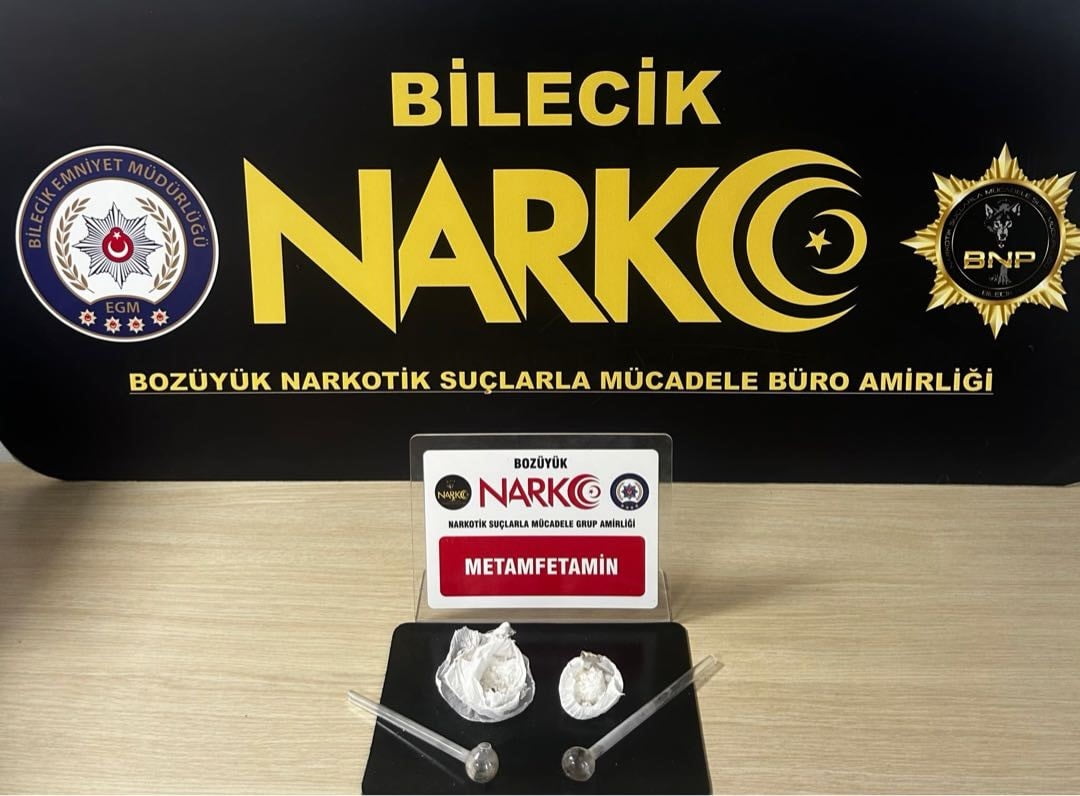 BİLECİK’TE UYUŞTURUCU OPERASYONU: 1 GÖZALTI