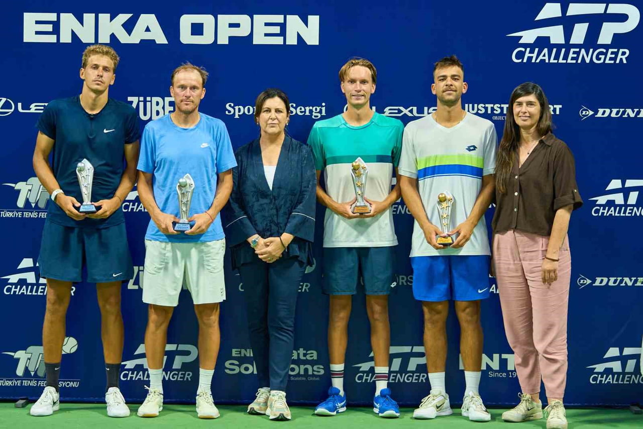 BU YIL ENKA SPOR KULÜBÜ’NDE İLK KEZ DÜZENLENEN ENKA OPEN ATP CHALLENGER’DA ÇİFTLER ŞAMPİYONLUĞU...