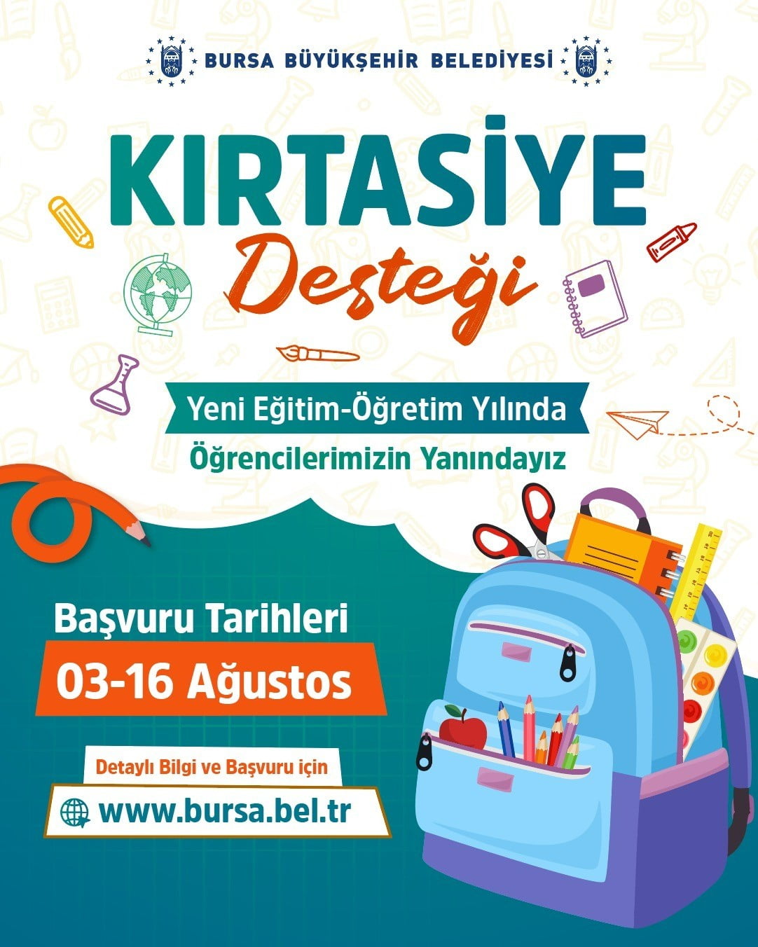 BURSA BÜYÜKŞEHİR BELEDİYESİ’NİN ÖĞRENCİLERİN EĞİTİM VE ÖĞRETİM HAYATINA KATKIDA BULUNMAK AMACIYLA...