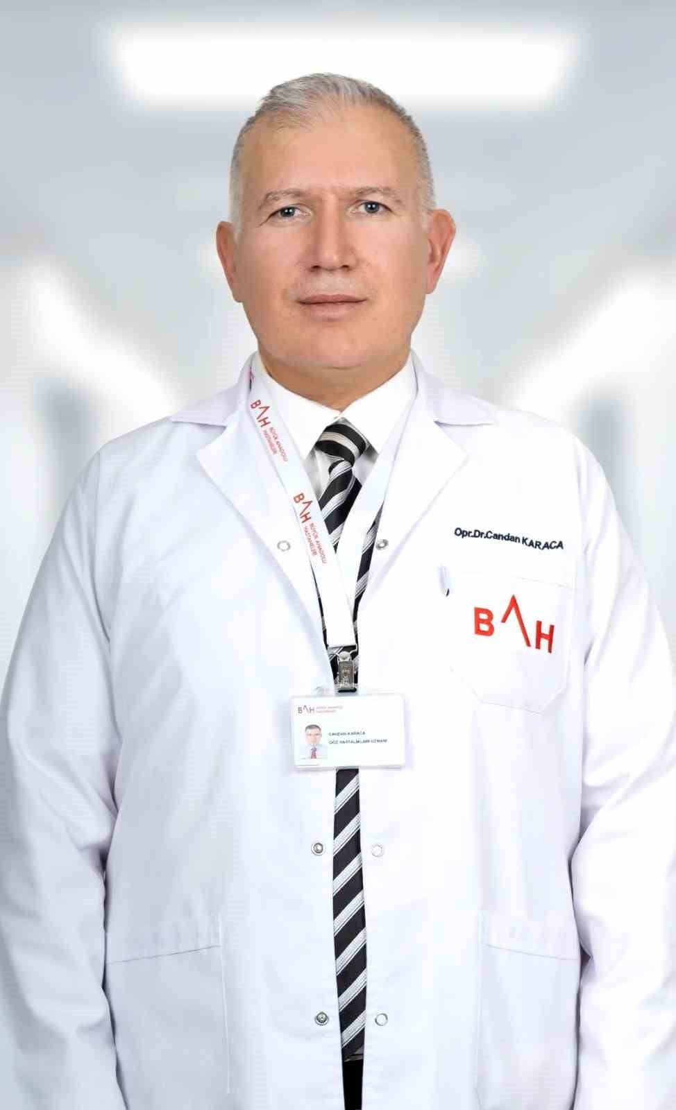BÜYÜK ANADOLU SAMSUN HASTANESİ GÖZ HASTALIKLARI UZMANI OPR. DR. CANDAN KARACA