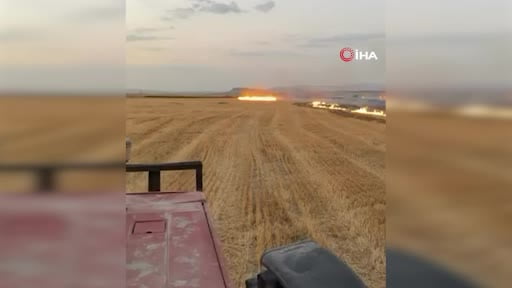 Çakmakla kuru otları tutuşturup yangın çıkaran şahıs suçüstü yakalandı