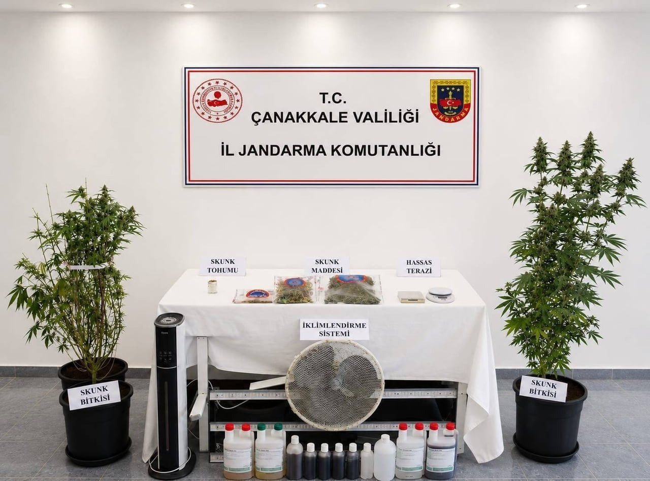 ÇANAKKALE’DE JANDARMA EKİPLERİNCE 68 ŞÜPHELİYE YÖNELİK 35 ADRESE GENİŞ  KAPSAMLI UYUŞTURUCU...