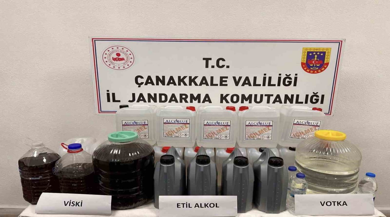ÇANAKKALE’DE JANDARMA EKİPLERİNCE  BAYRAMİÇ VE BİGA İLÇELERİNDE GERÇEKLETİRİLEN OPERASYONDA ÇOK...