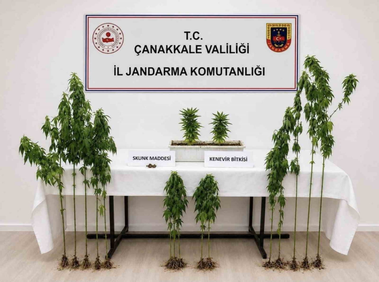 ÇANAKKALE’DE MERKEZ, BİGA VE EZİNE İLÇELERİNDE GERÇEKLEŞTİRİLEN UYUŞTURUCU OPERASYONUNDA ÇOK...