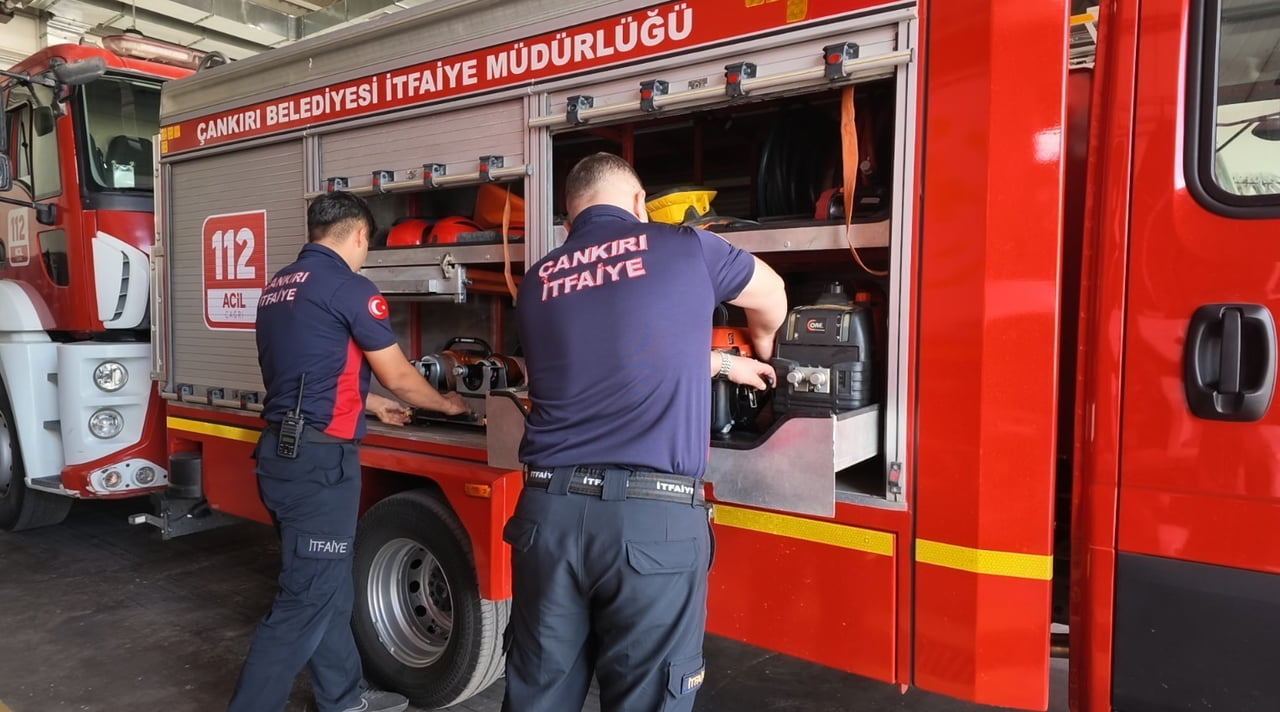 ÇANKIRI’DA MEYDANA GELEN YANGIN, KAZA, SIKIŞMA GİBİ VAKALARA MÜDAHALE EDEBİLMEK İÇİN ÇANKIRI...