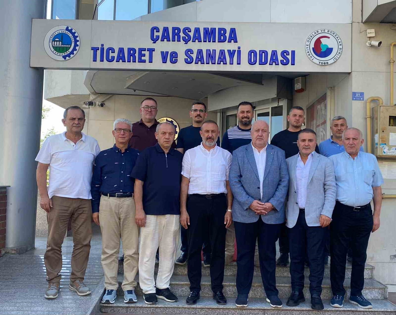 ÇARŞAMBA TİCARET BORSASI YÖNETİM KURULU BAŞKANI KAZIM YILMAZ VE MECLİS ÜYELERİ, ÇARŞAMBA TİCARET...