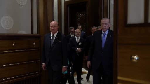 Cumhurbaşkanı Erdoğan, Avusturya Şansölyesi Christian Stocker’i kabul etti