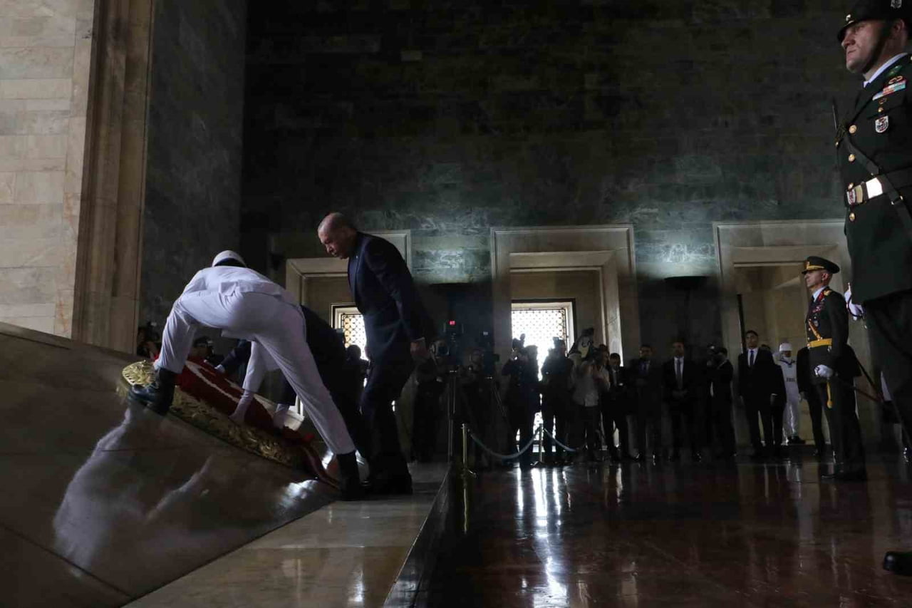 CUMHURBAŞKANI RECEP TAYYİP ERDOĞAN BAŞKANLIĞINDAKİ DEVLET ERKANI, 30 AĞUSTOS ZAFER BAYRAMI VE TÜRK...