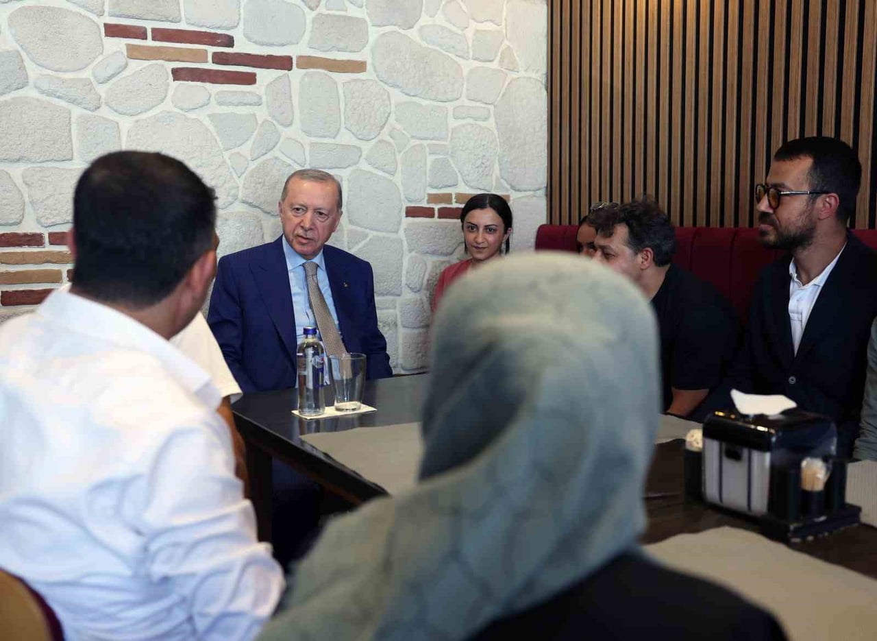 CUMHURBAŞKANI RECEP TAYYİP ERDOĞAN, İSTANBUL'UN ÜSKÜDAR İLÇESİNE BAĞLI ÇENGELKÖY MAHALLESİ'NDE...