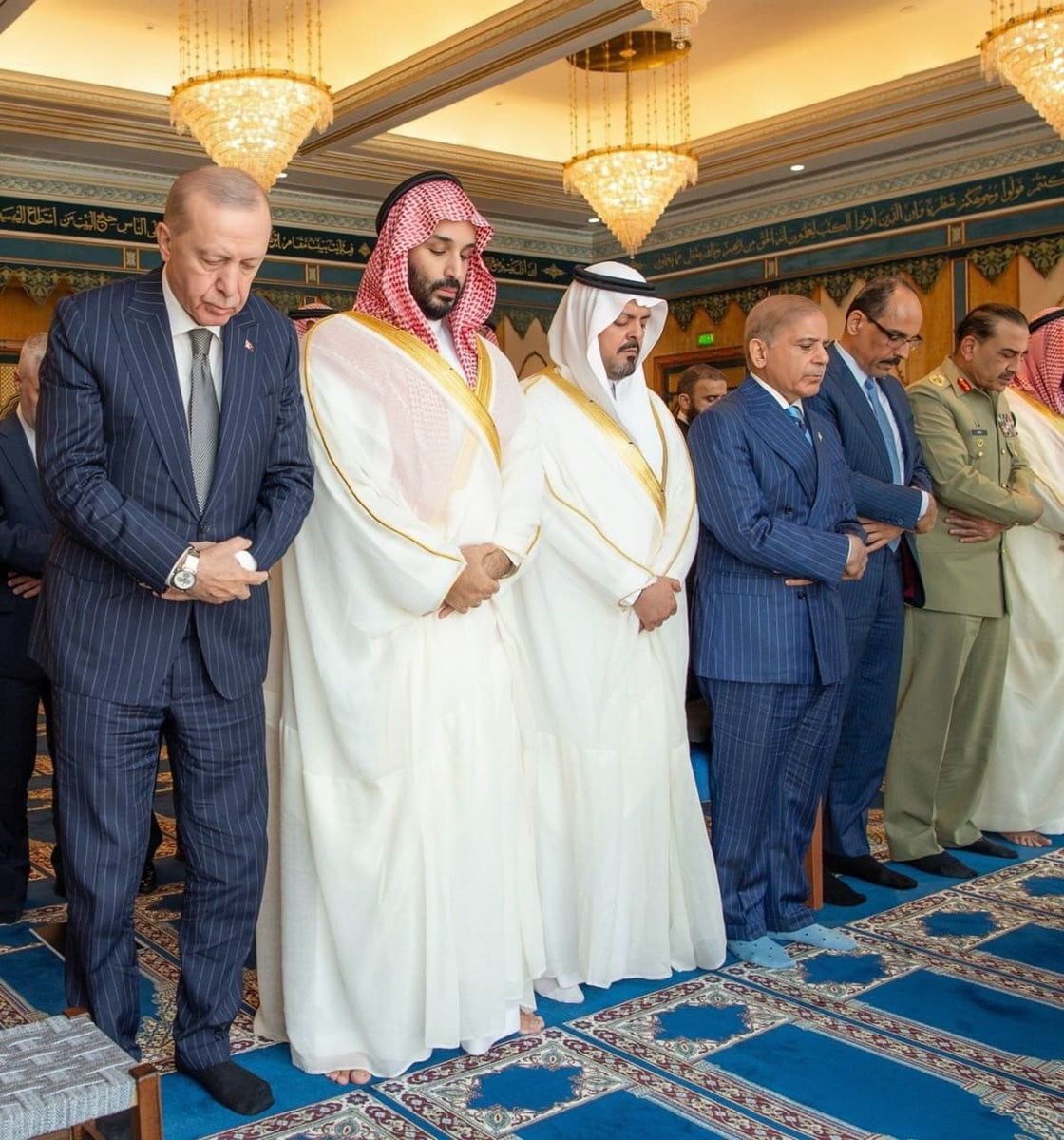 CUMHURBAŞKANI RECEP TAYYİP ERDOĞAN, SUUDİ ARABİSTAN VELİAHT PRENSİ MUHAMMED BİN SELMAN VE PAKİSTAN...