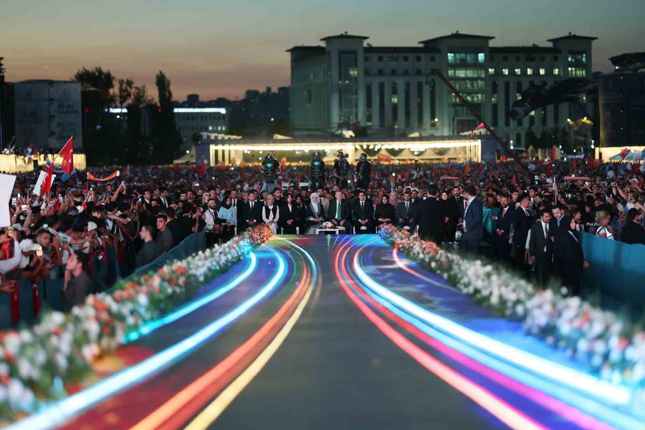 CUMHURBAŞKANI VE AK PARTİ GENEL BAŞKANI RECEP TAYYİP ERDOĞAN, BAŞKENT MİLLET BAHÇESİ'NDE AK...