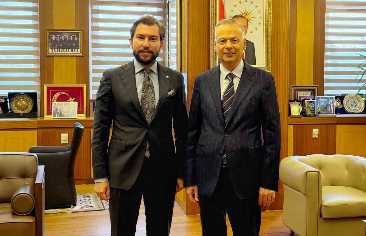 DENİZLİ İHRACATÇILAR BİRLİĞİ (DENİB) BAŞKANI OSMAN UĞURLU, TİCARET BAKAN YARDIMCISI Ö. VOLKAN...