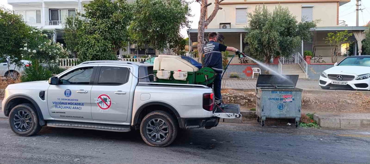 DİDİM BELEDİYESİ, YAZ AYLARINDA ARTIŞ GÖSTEREN SİVRİSİNEK VE HAŞEREYE KARŞI İLÇE GENELİNDE...