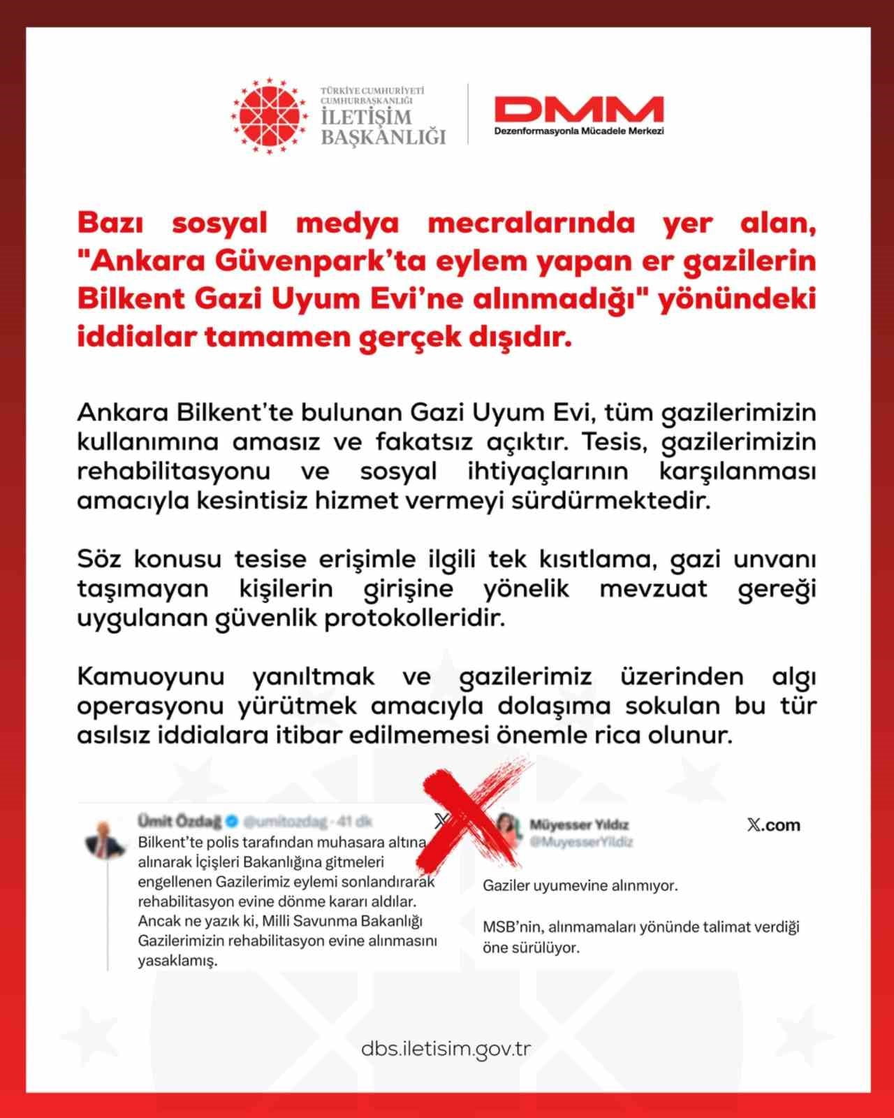 DMM’NİN SOSYAL MEDYA HESABINDAN AÇIKLAMA YAPILDI