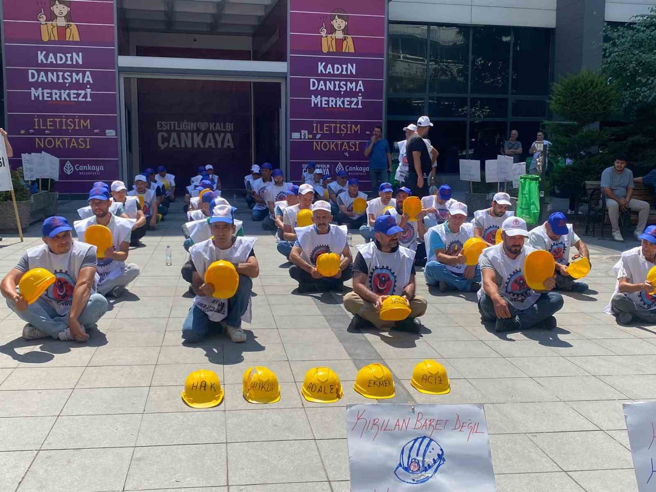 DORUK MADENCİLİK İŞÇİLERİ, ÖDENMEYEN KIDEM TAZMİNATI, ÜCRET VE SİGORTA PRİMLERİ İÇİN ÇANKAYA...
