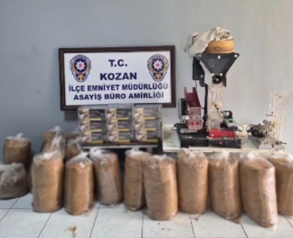 DÜZENLENEN OPERASYONDA 69 KİLOGRAM KIYILMIŞ TÜTÜN İLE ÇOK SAYIDA KAÇAK ÜRETİM MALZEMESİ ELE...