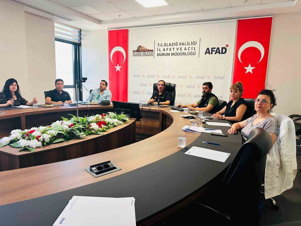 ELAZIĞ'DA DÜZENLENEN İL AFET RİSK AZALTMA PLANI (İRAP) TOPLANTISI KAPSAMINDA AFET RİSKLERİNİN...