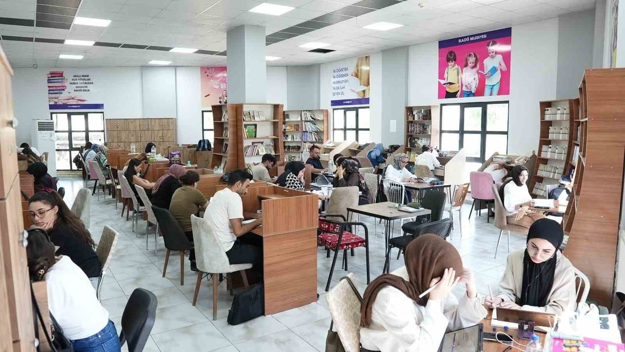 ELAZIĞ’DA 2026 YILININ İLK 6 AYINDA 35 BİN VATANDAŞ, KÜTÜPHANELERDE DERS ÇALIŞTI