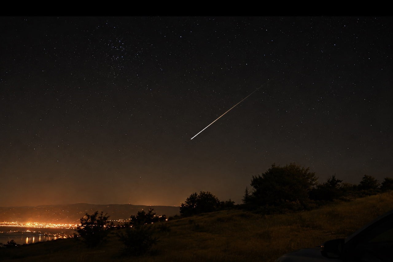 ELAZIĞ’IN TARİHİ HARPUT BÖLGESİNDE DÜN GECE METEOR YAĞMURUNU İZLEMEK İSTEYENLER İÇİN SEYİR ZEVKİ...