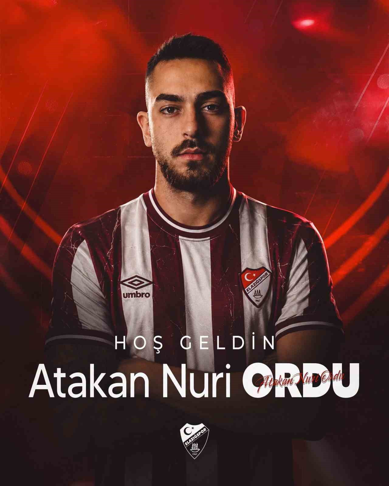 ELAZIĞSPOR KALECİ ATAKAN NURİ ORDU'YU RENKLERİNE BAĞLADI