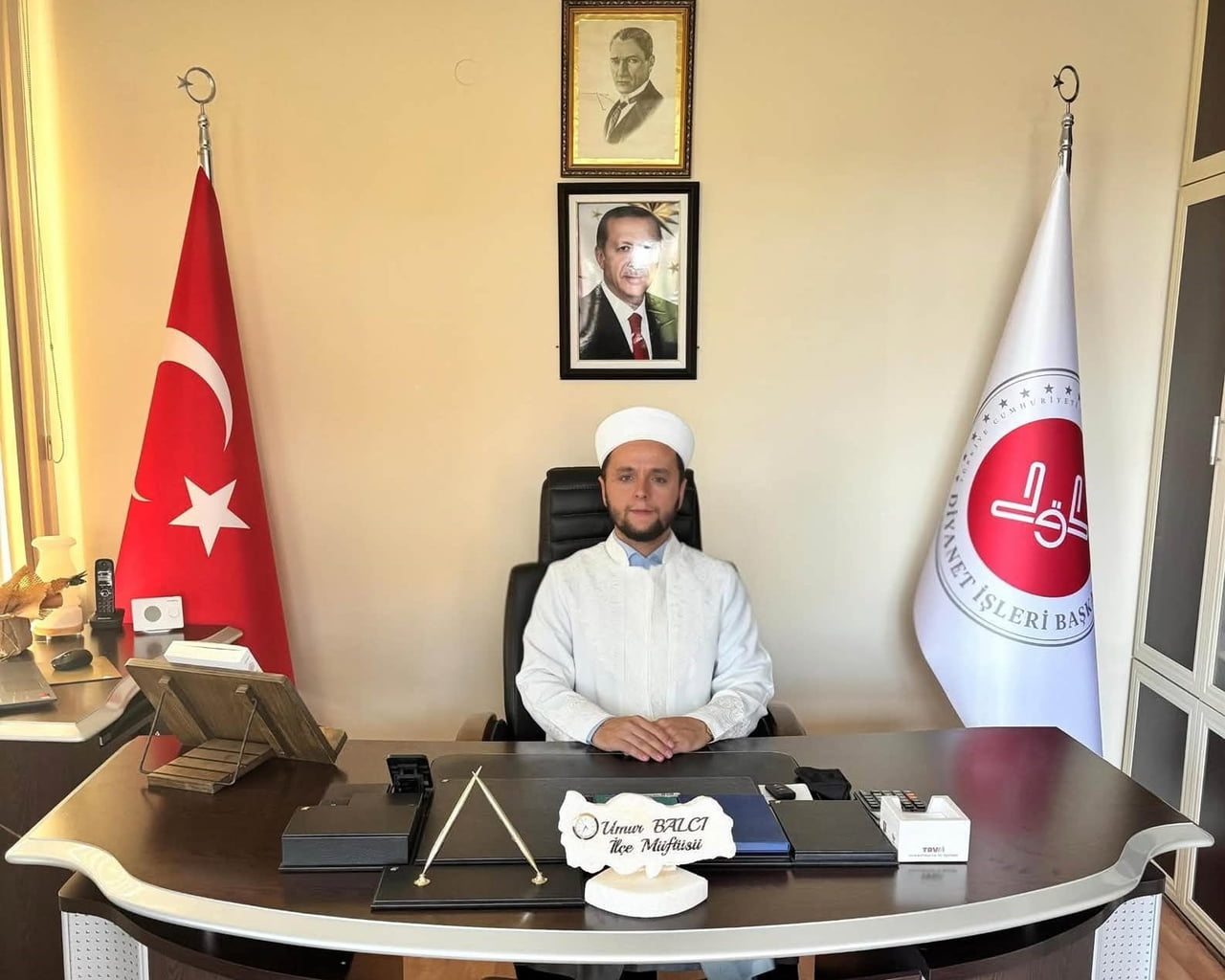 EMET İLÇE MÜFTÜSÜ UMUR BALCI GÖREVİNE BAŞLADI
