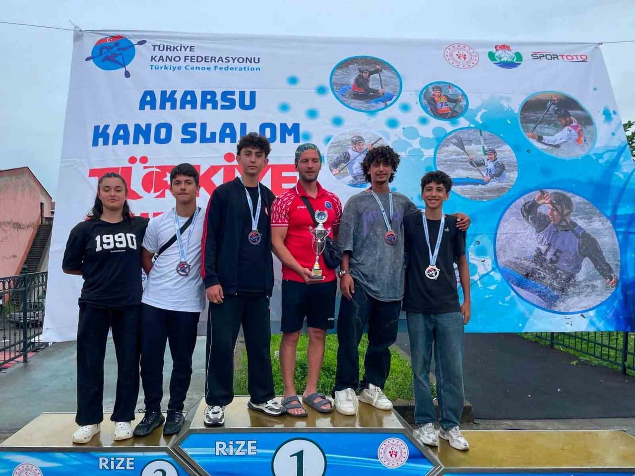 ERZİNCANLI SPORCULARDAN AKARSU SLALOM TÜRKİYE ŞAMPİYONASI’NDA 4 DERECE