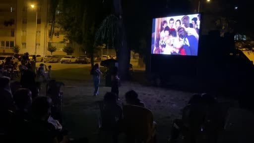 Farklı kuşaklar açık hava sinemasında buluştu