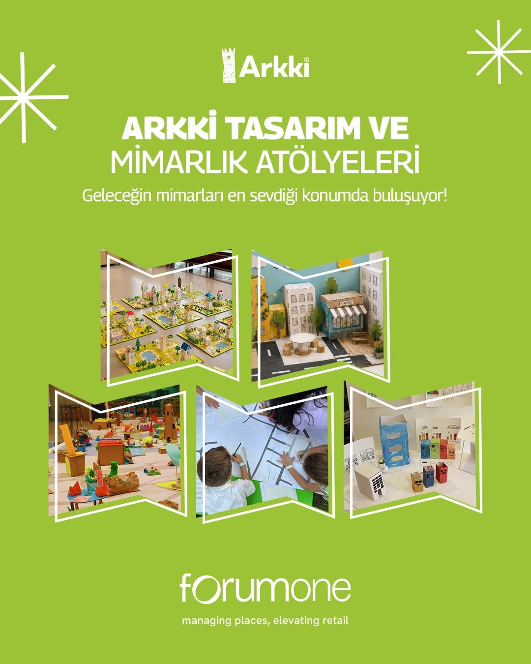 FORUMONE, ÇOCUKLARIN HAYAL GÜÇLERİNİ KEŞFETMELERİNE VE KENDİ FİKİRLERİNİ HAYATA GEÇİRMELERİNE...