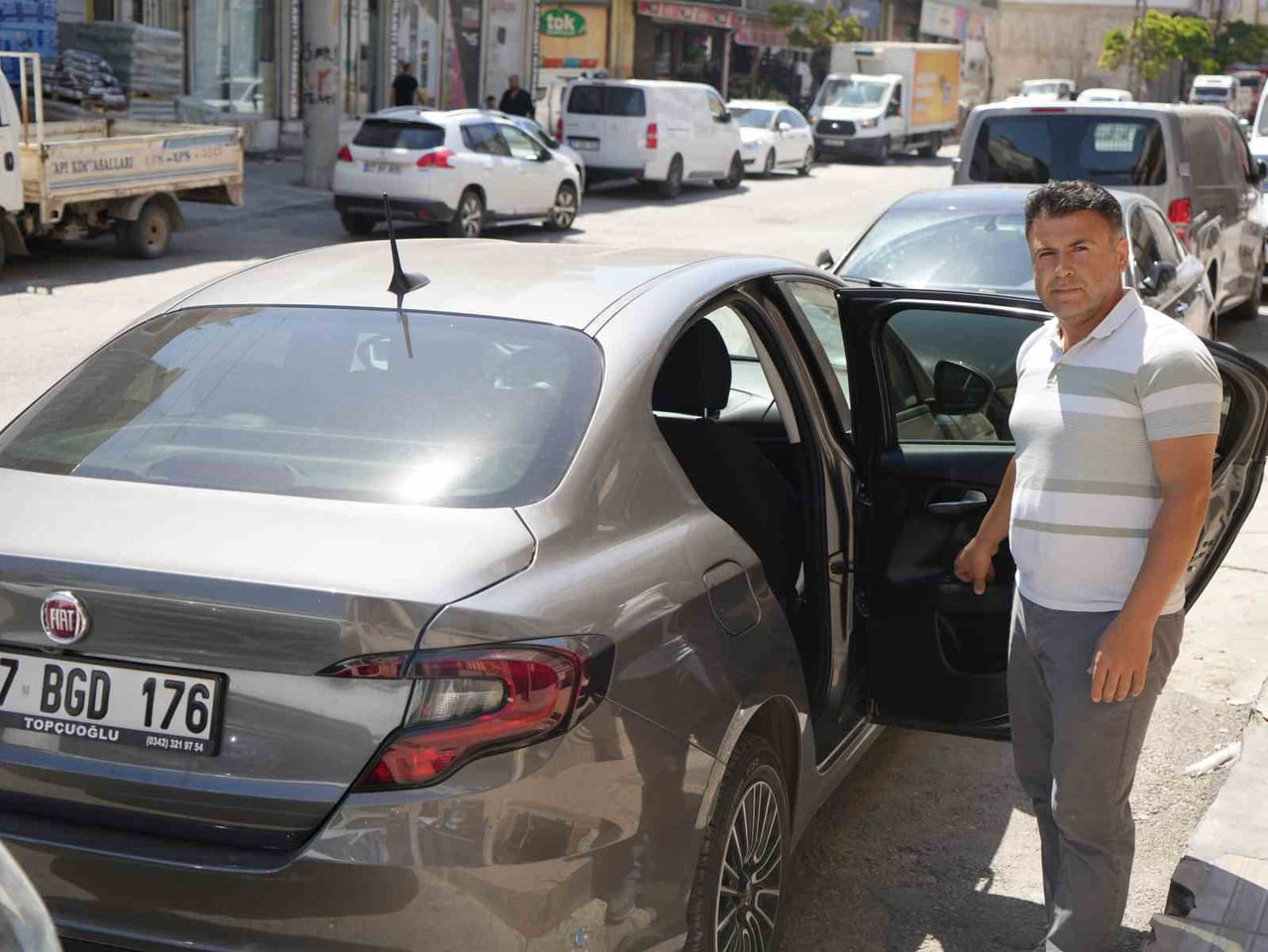 GAZİ ALBAYRAK'IN SIFIR DİYE ALDIĞI TOFAŞ FİAT OTOMOBİL HASARLI ÇIKTI