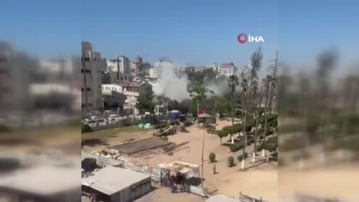 Gazze Şehri'nde bir polis karakoluna insansız hava aracı ile gerçekleştirilen saldırıda 9 kişi...