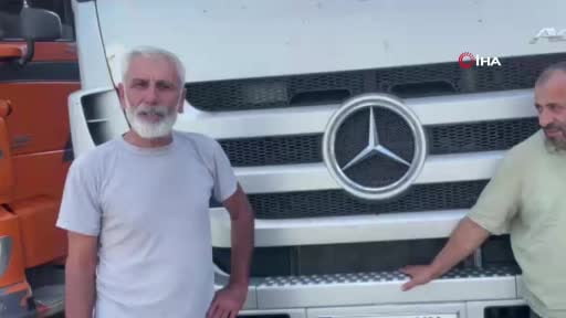 Gomel Sınır Kapısındaki Dron Saldırısı'na şahit olan Artvinli şoförler o anları anlattı