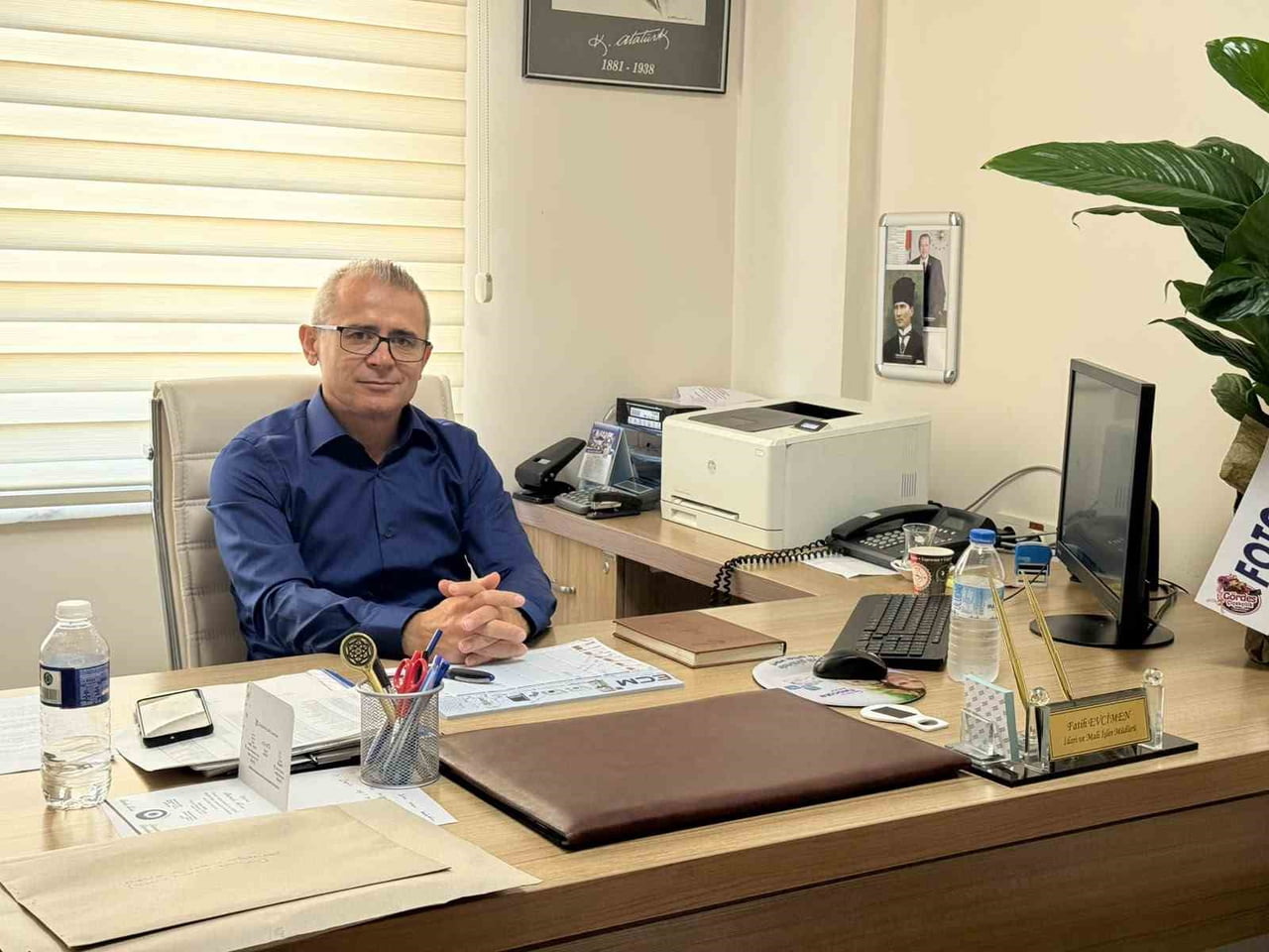 GÖRDES DEVLET HASTANESİ İDARİ VE MALİ İŞLER MÜDÜRLÜĞÜ GÖREVİNE ATANAN FATİH EVCİMEN, İLÇEDE SAĞLIK...