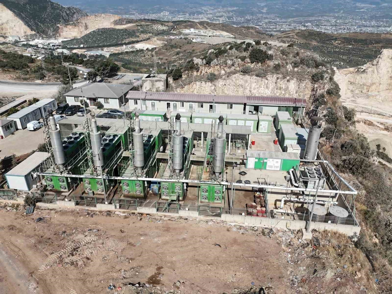 HATAY BÜYÜKŞEHİR BELEDİYESİ TARAFINDAN İŞLETİLEN KATI ATIK BERTARAF VE DÜZENLİ DEPOLAMA TESİSİ’NDE...