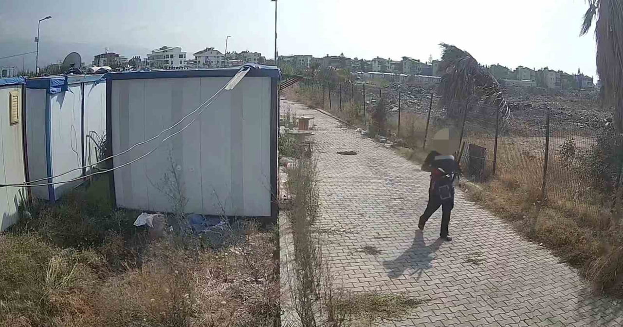 HATAY’DA DEPREMZEDE VATANDAŞLAR TARAFINDAN KULLANILAN VE BOŞALTILAN KONTEYNERLERDE HIRSIZLIK YAPAN...