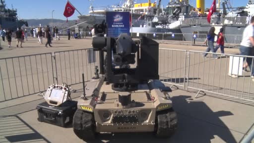 İnsansız kara aracı "BARKAN 2", TEKNOFEST Mavi Vatan’da  yerini aldı