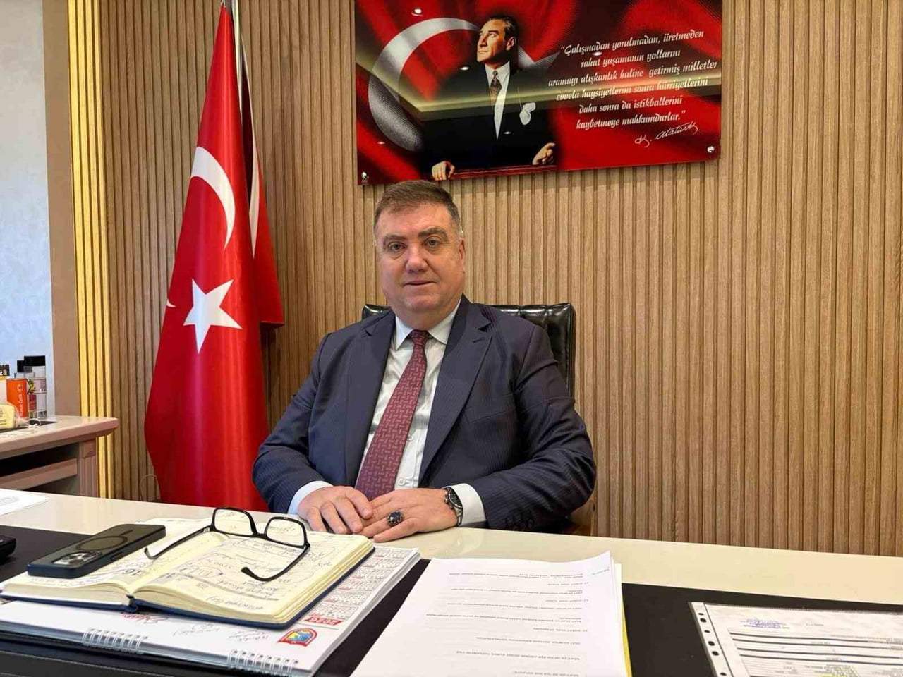 İZMİR ŞOFÖRLER VE OTOMOBİLCİLER ESNAF ODASI BAŞKANI ERKAN ÖZKAN