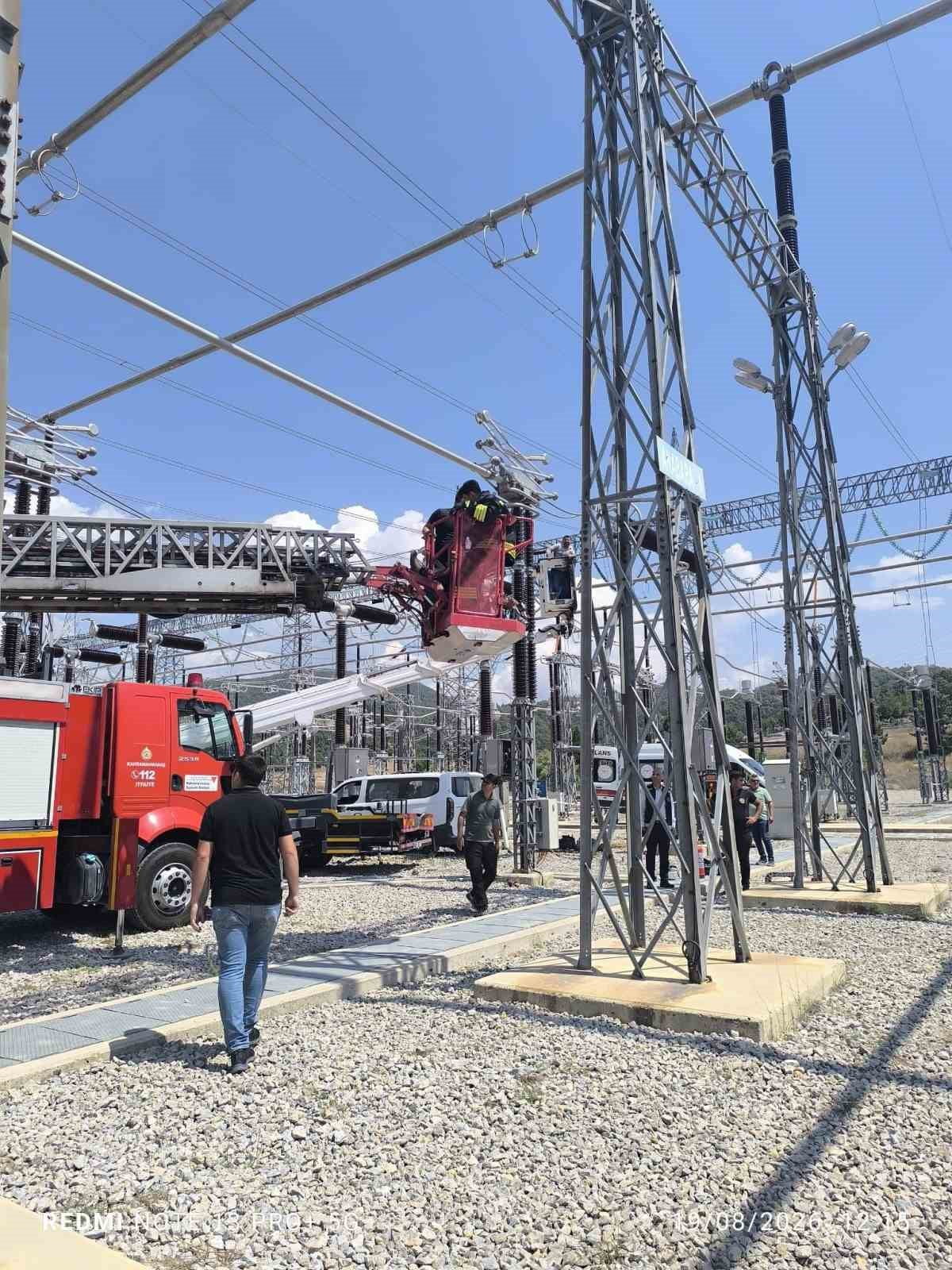 KAHRAMANMARAŞ'IN ANDIRIN İLÇESİNDE BULUNAN TRANSFORMATÖR MERKEZİNDE BAKIM VE ONARIM ÇALIŞMALARI...