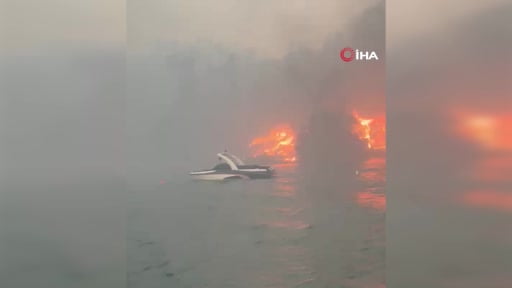 Kanada'nın British Columbia eyaletindeki orman yangında yaklaşık 230 ev kullanılamaz hale...
