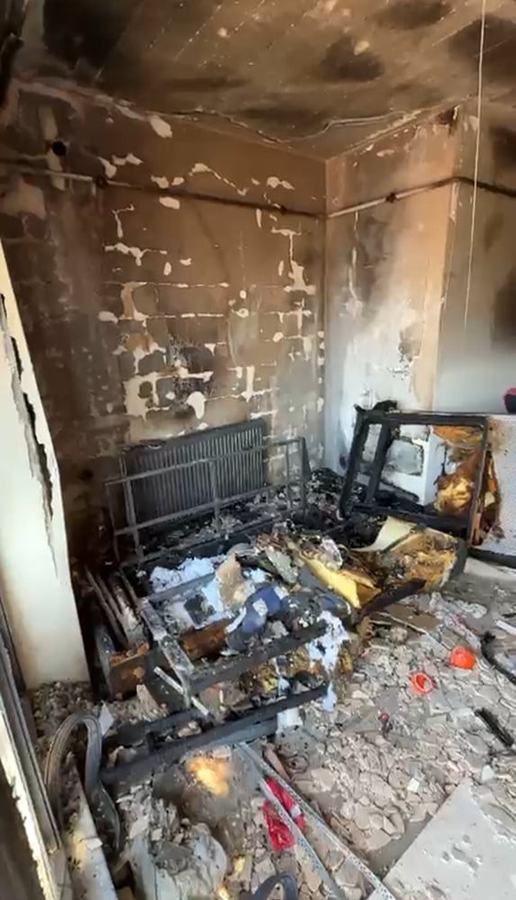 KARABÜK’TE BİR APARTMAN DAİRESİNDE YANGIN ÇIKTI