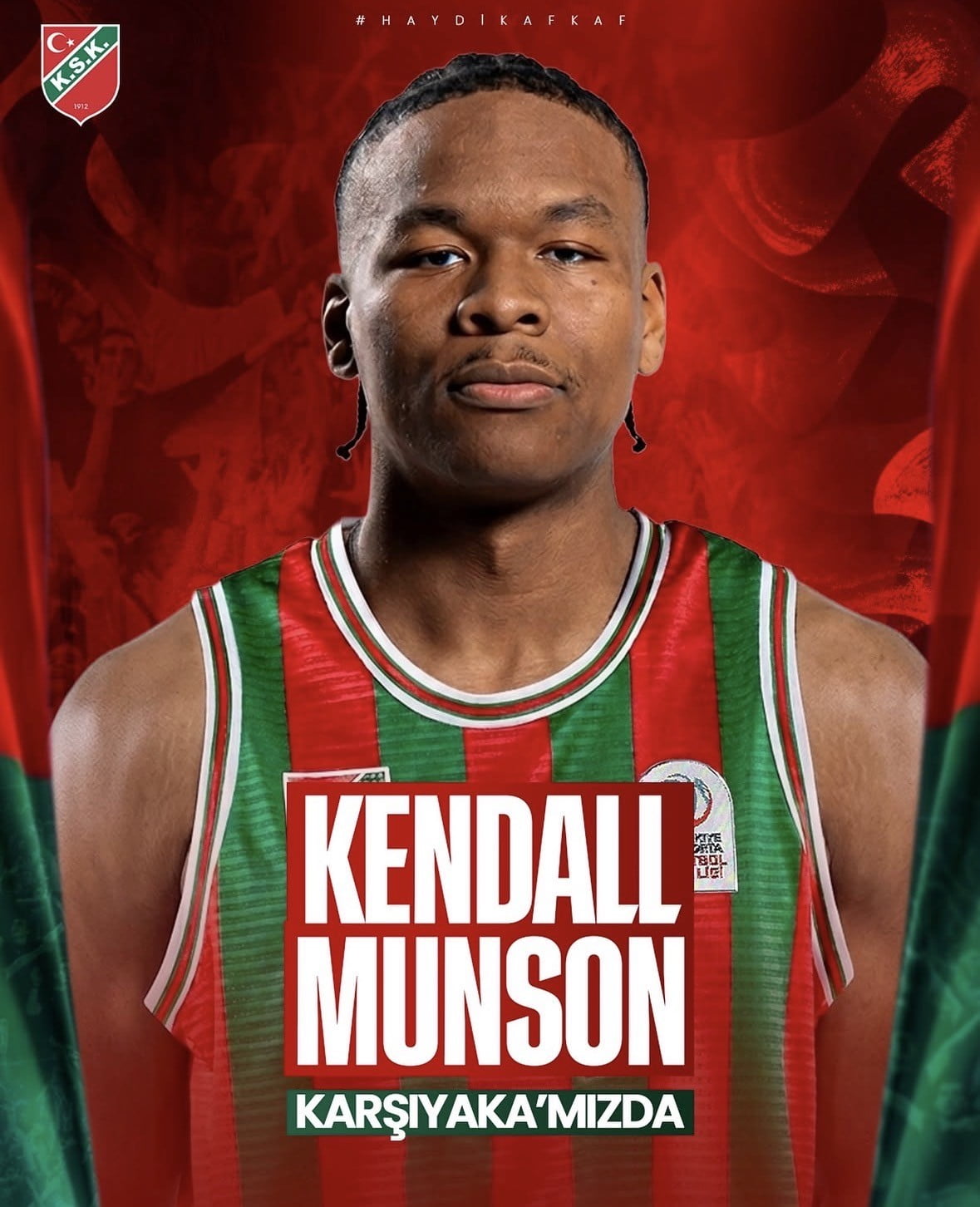 KARŞIYAKA BASKETBOL, KENDALL MUNSON’U KADROSUNA KATTI