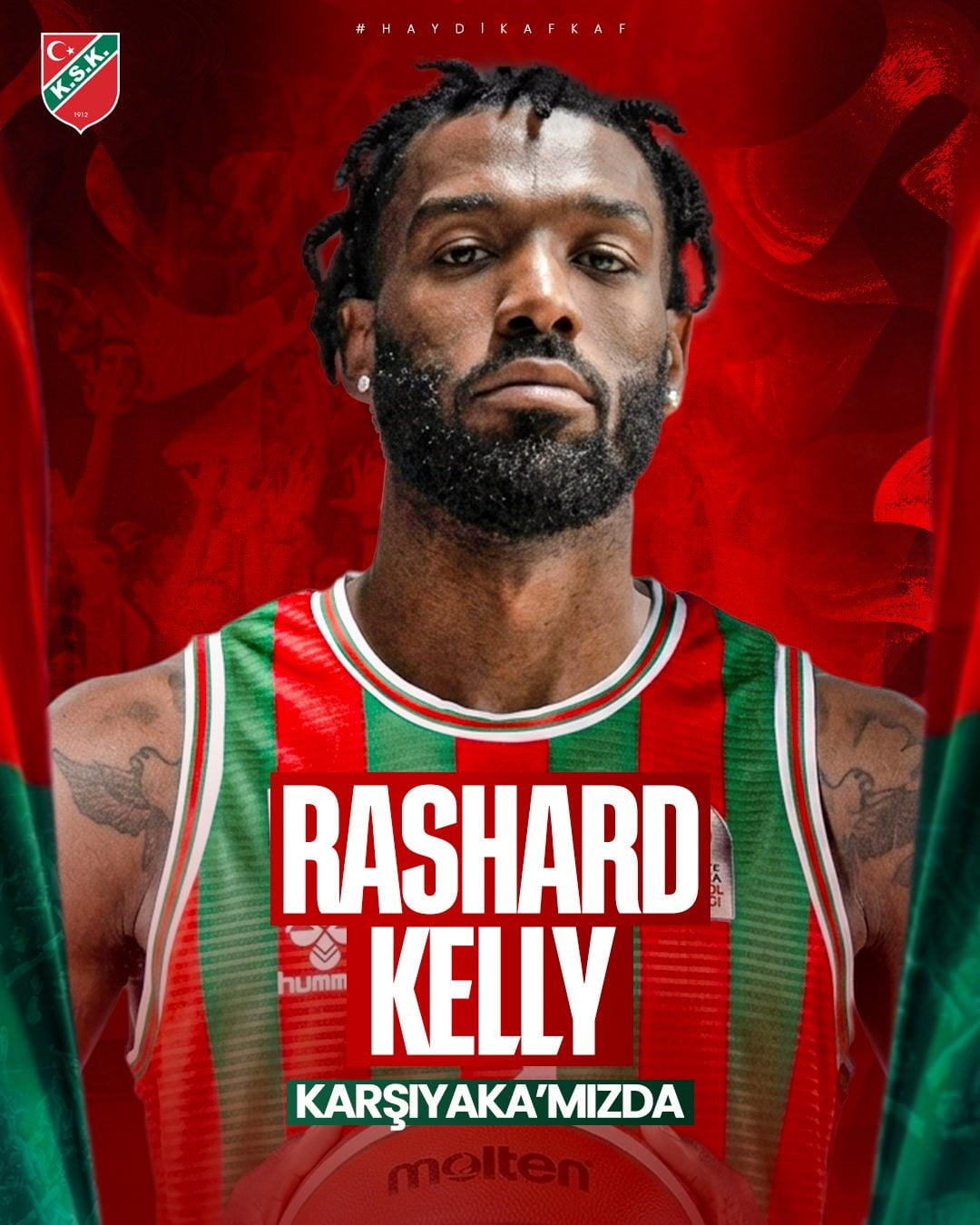 KARŞIYAKA BASKETBOL, RASHARD KELLY’Yİ KADROSUNA KATTI