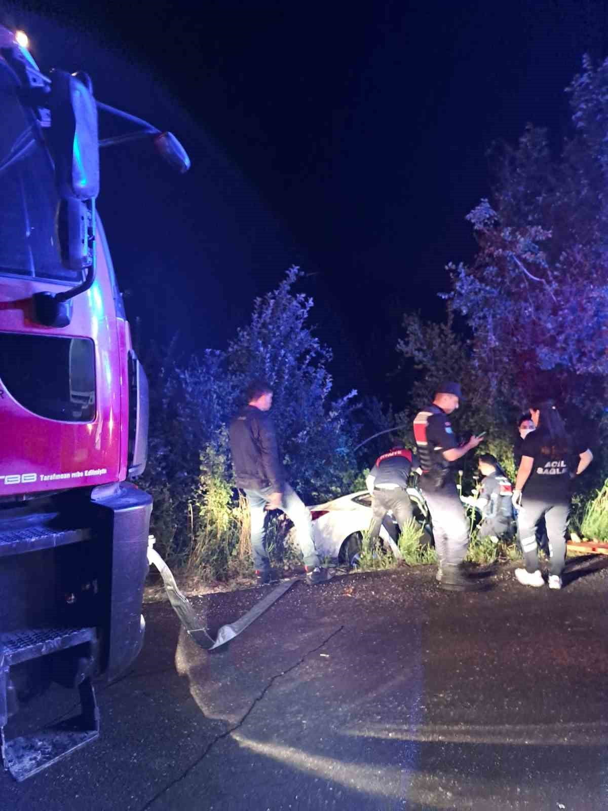 KASTAMONU'NUN CİDE İLÇESİNDE MEYDANA GELEN TRAFİK KAZASINDA 1 KİŞİ YARALANDI.