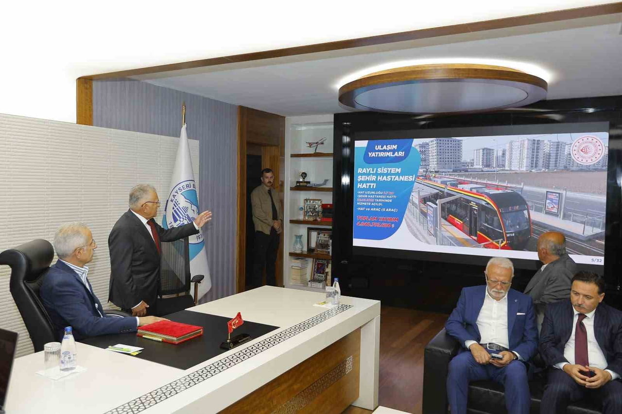 KAYSERİ BÜYÜKŞEHİR BELEDİYESİ ZİYARETİNDE KONUŞAN BAKAN URALOĞLU; "KAYSERİ'NİN ULAŞTIRMA...