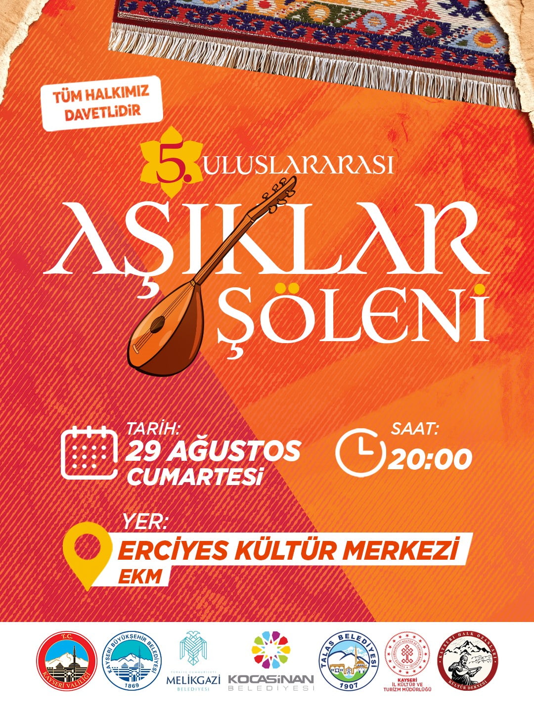 KAYSERİ VALİLİĞİ VE KAYSERİ BÜYÜKŞEHİR BELEDİYESİ EV SAHİPLİĞİNDE, FARKLI ŞEHİR VE ÜLKELERDEN...